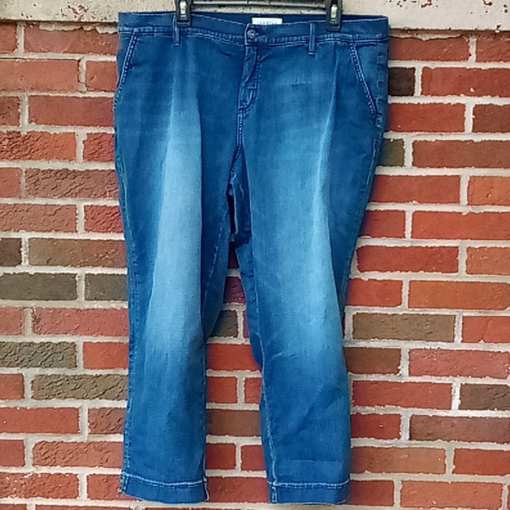 Lila Ryan denim jean crop 16W